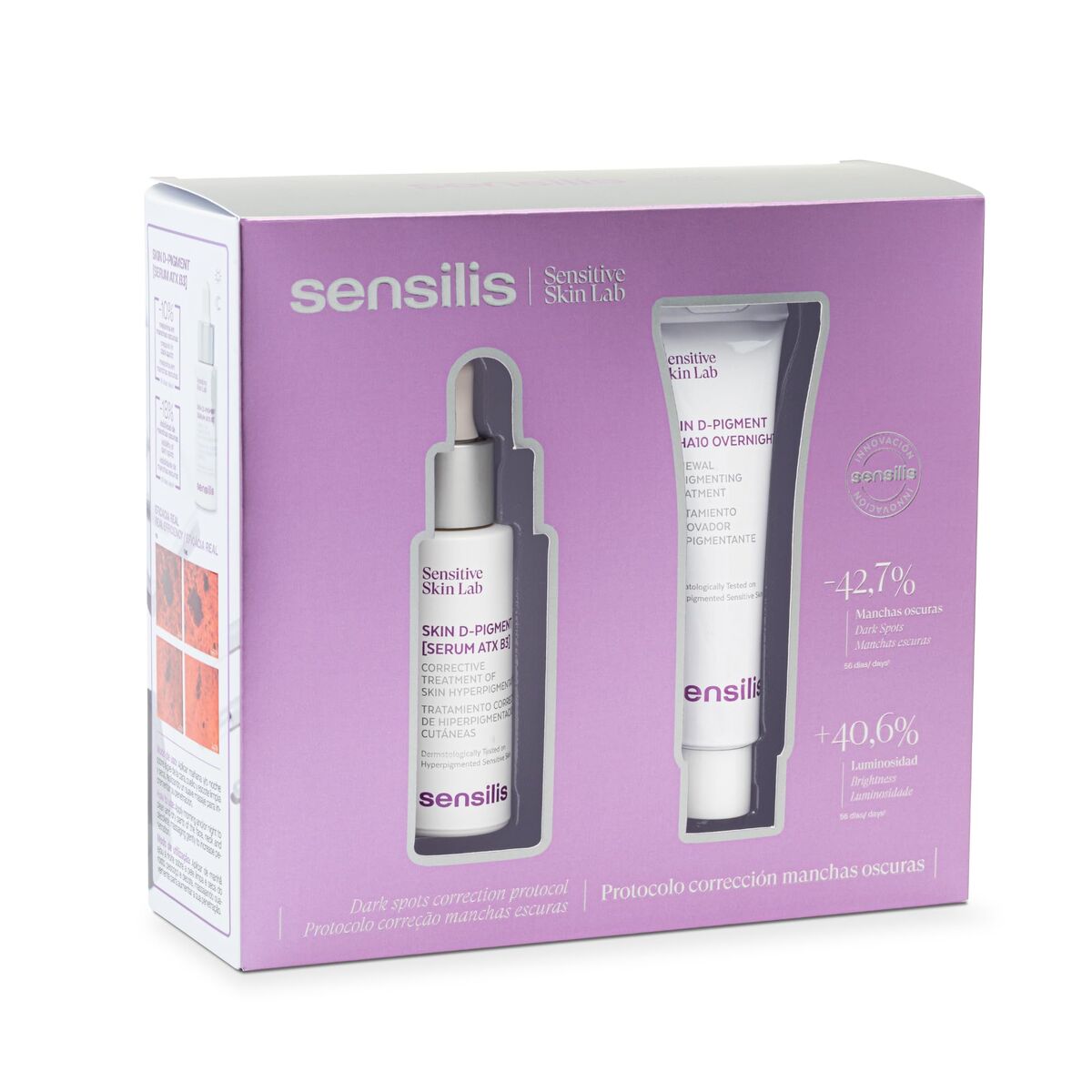 Kosmetiksæt til kvinder Sensilis SKIN D-PIGMENT til kvinder produktemballage