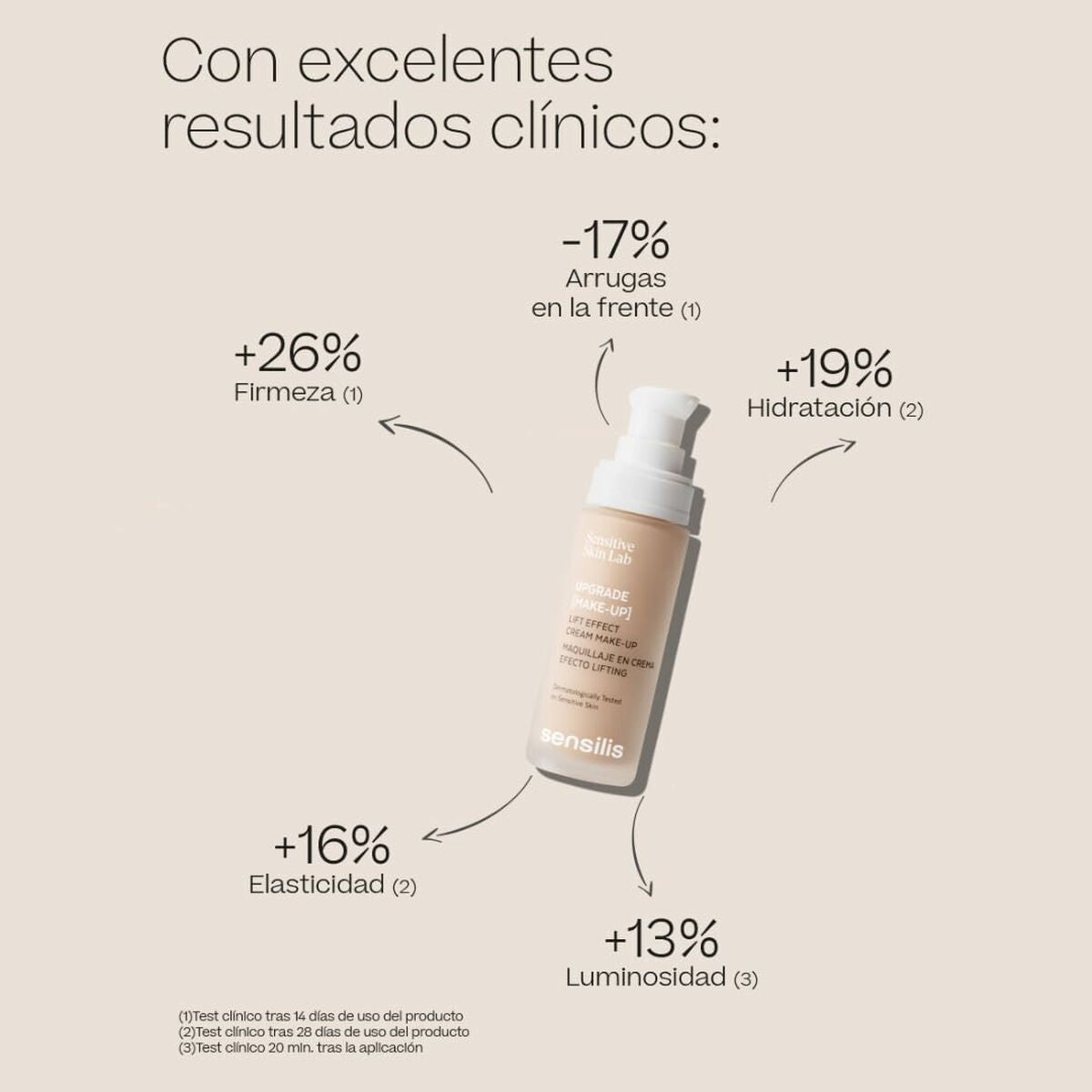 Crème Make-up Base Sensilis Upgrade [Make-Up] Nº 03 Miel doré Nº 03-Miel Dore 30 ml produktemballage