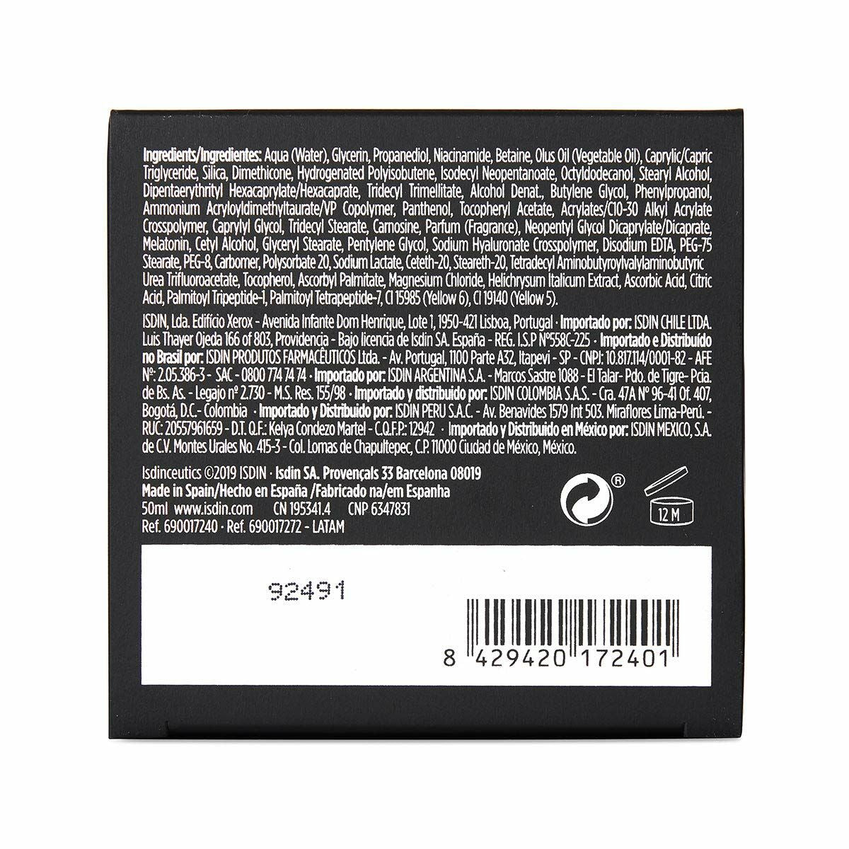 Natcreme Isdin Isdinceutics Reverse 50 g til kvinders hudplejeemballage