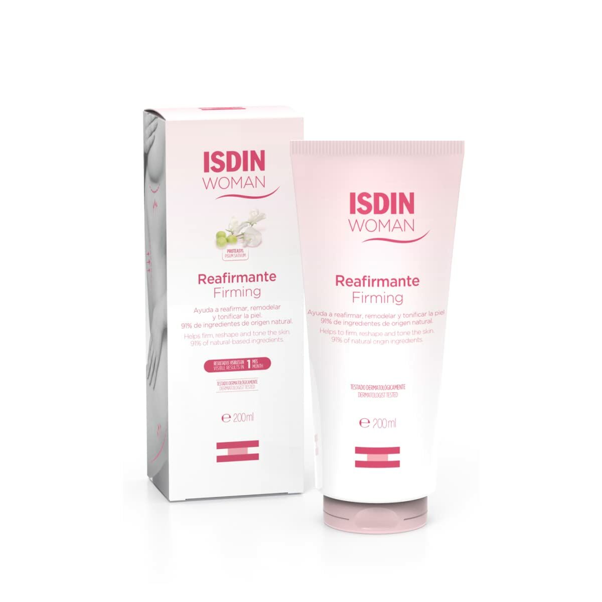 Firming Body Cream Isdin Woman 200 ml til kvinder hudpleje emballage
