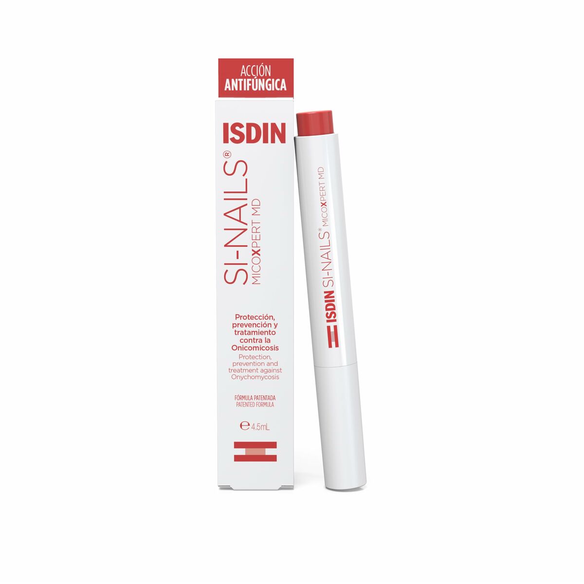 Pleje af negle Isdin Si-Negle MicoXpert MD 4,5 ml 4,5 ml produktemballage