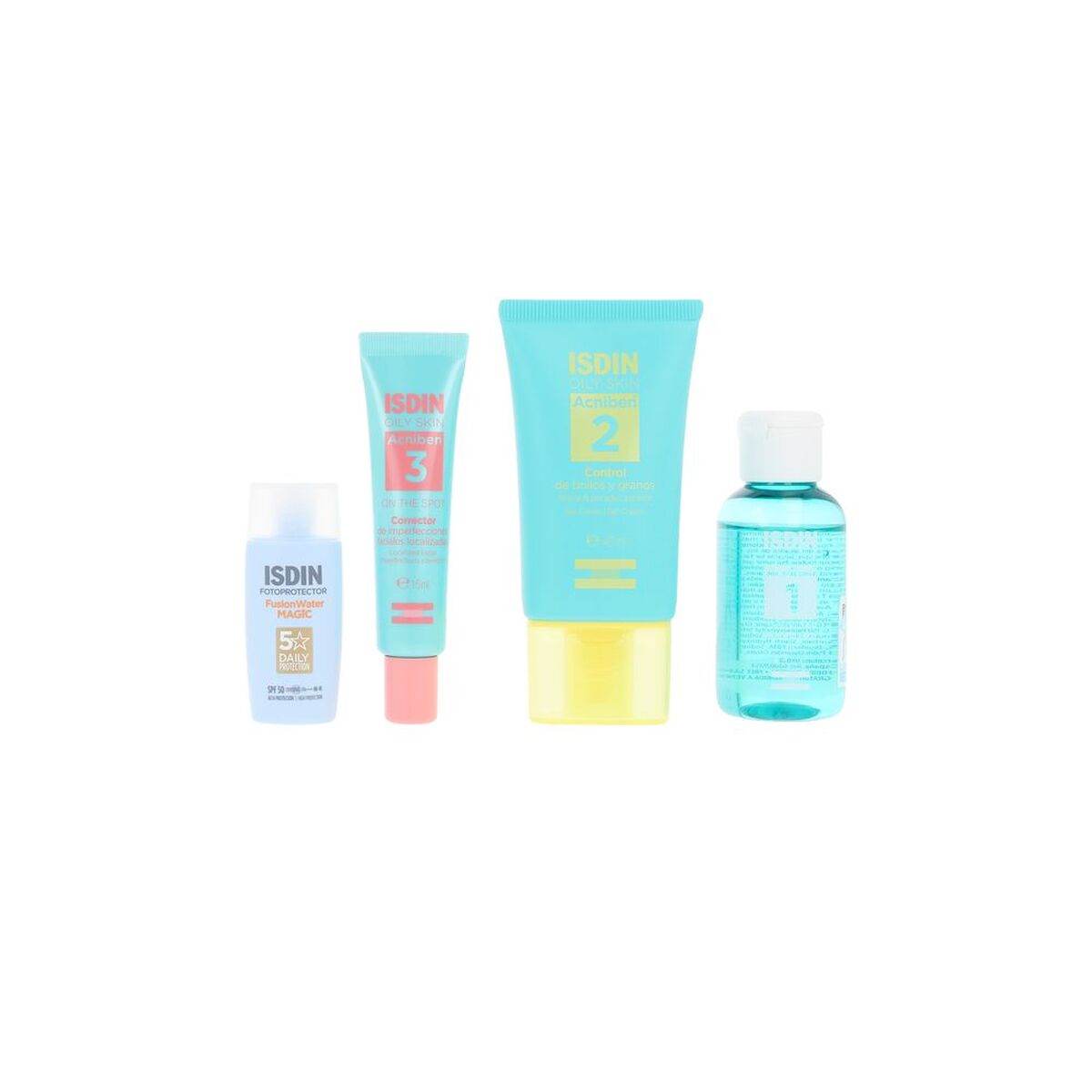 Make-up sæt Isdin ACNIBEN 2 stks produktemballage