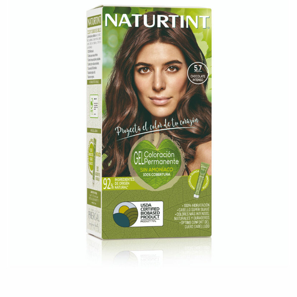 Permanent Dye Naturtint COLORACIÓN Nº 5,7-chokolade intenso 170 ml til Dame produktemballage