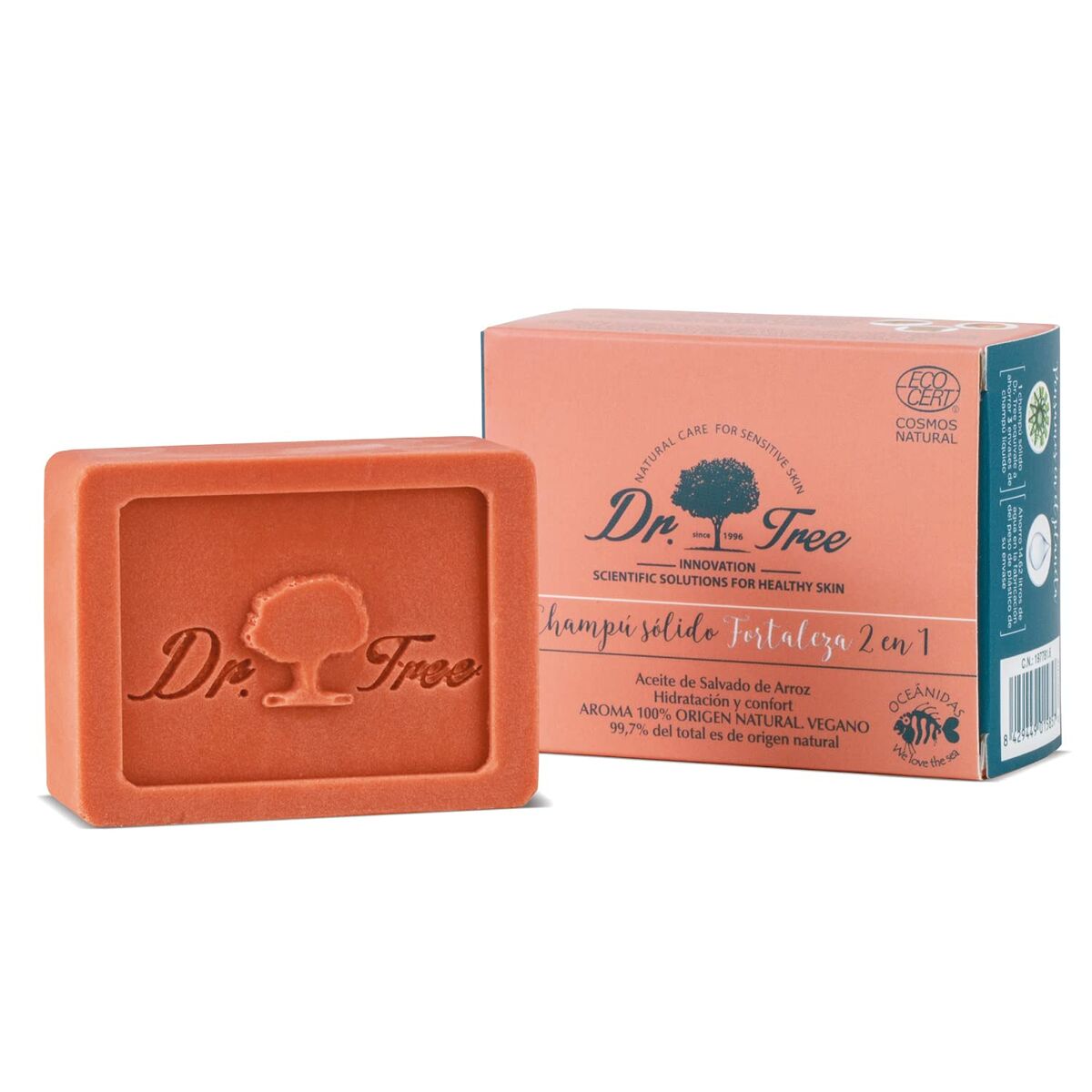 Shampoo Bar Dr. Tree Strengthening Hair Care 75 g shampooflaske