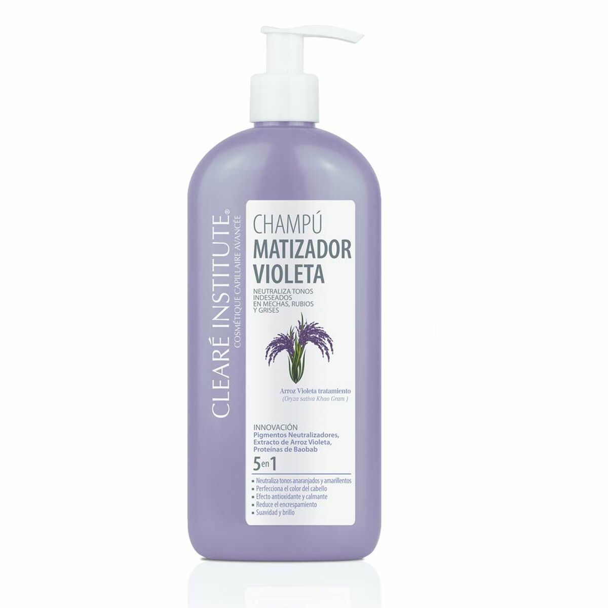 Tinting Shampoo til blondt hår Clearé Institute 400 ml til kvinder shampooflaske