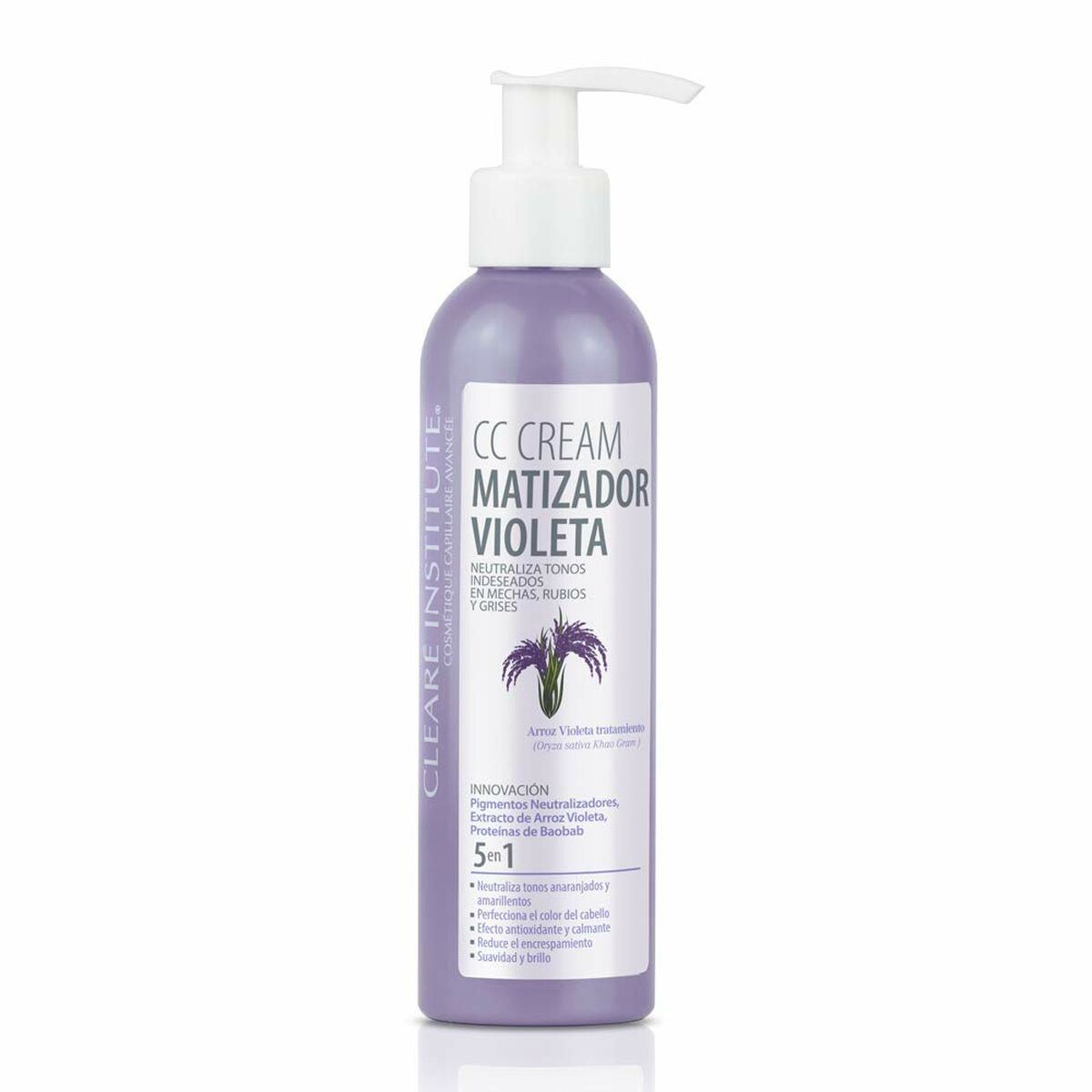 Farvebase Clearé Institute Matizador Cc Blondt hår CC Hair Cream 200 ml til kvinder hudplejeemballage