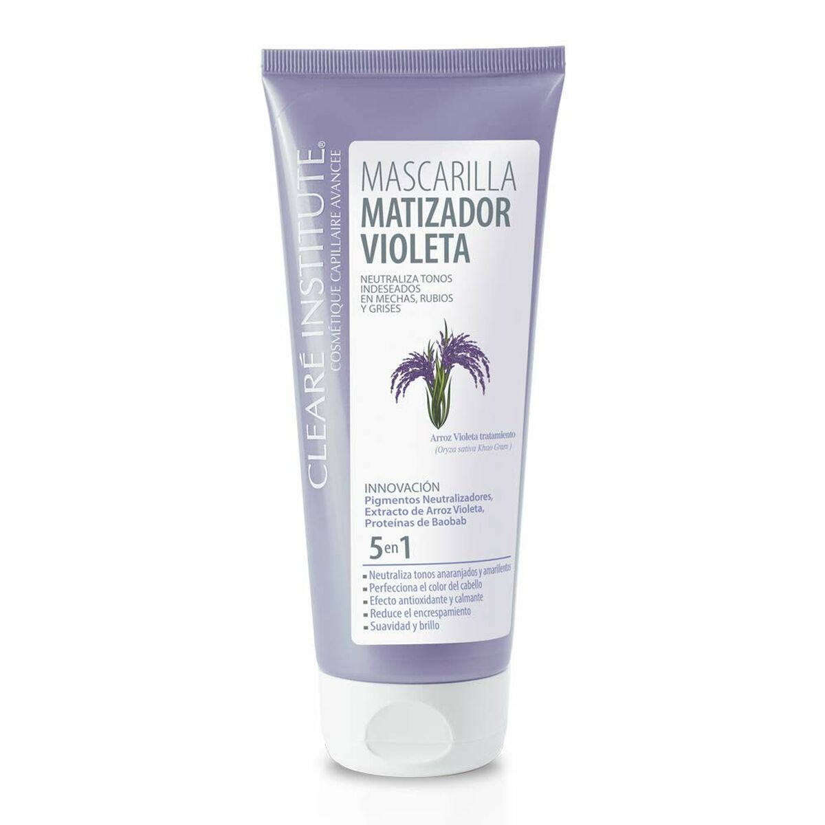 Tinting Mask Clearé Institute Blondt hår 200 ml til kvinder hårmaske emballage