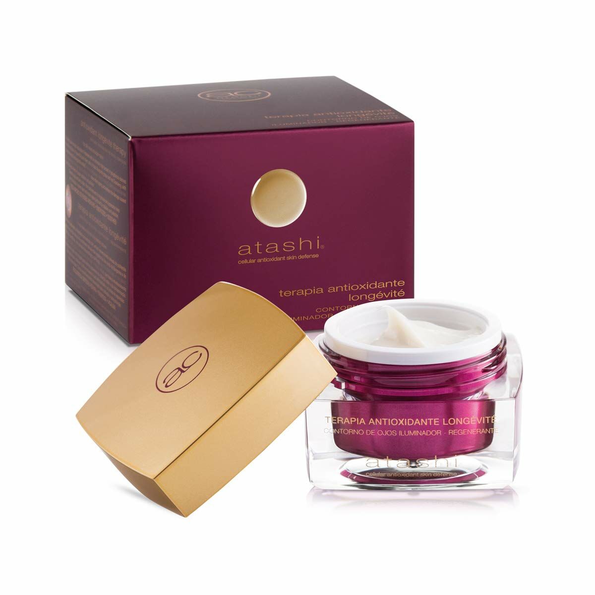 Øjenområdecreme Atashi Cellular Antioxidant Skin Defense 15 ml til kvinder hudplejeemballage