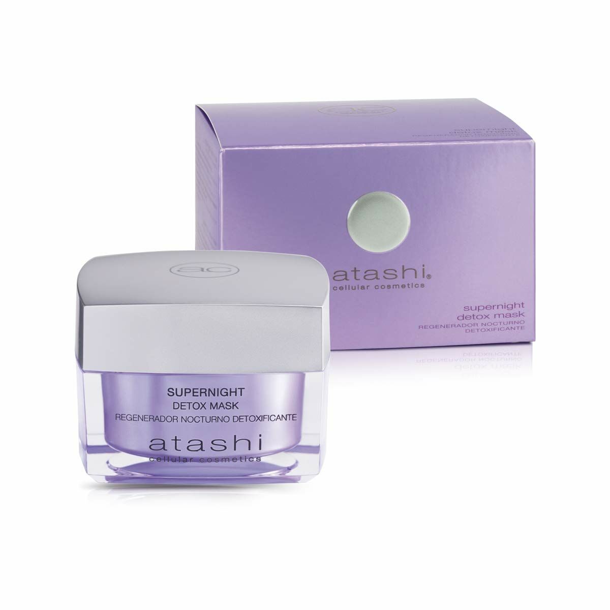 Ansigtsmaske Atashi Supernight 50 ml til kvinder maske emballage