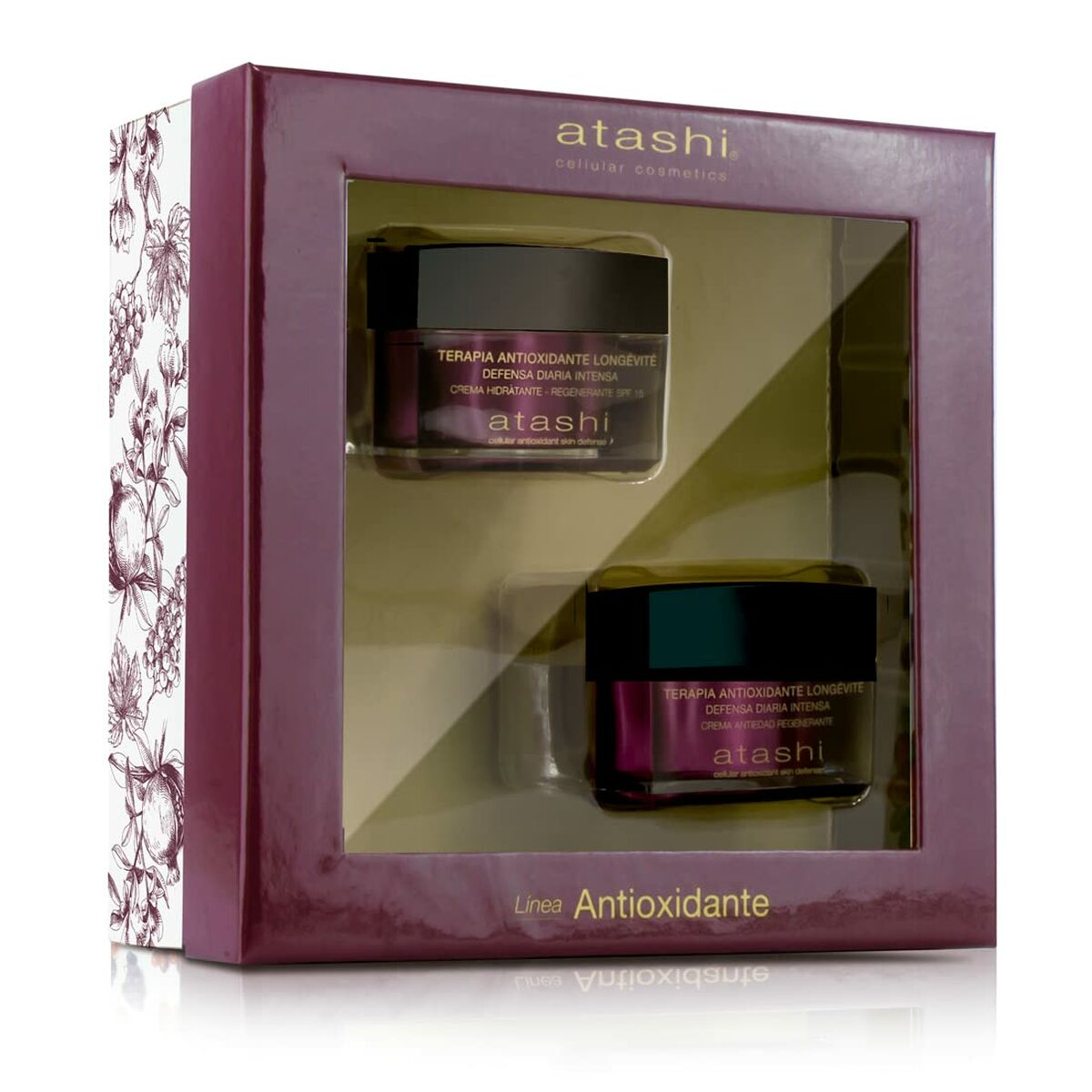 Beauty Kit Atashi Antioxidante 2 stks produktemballage