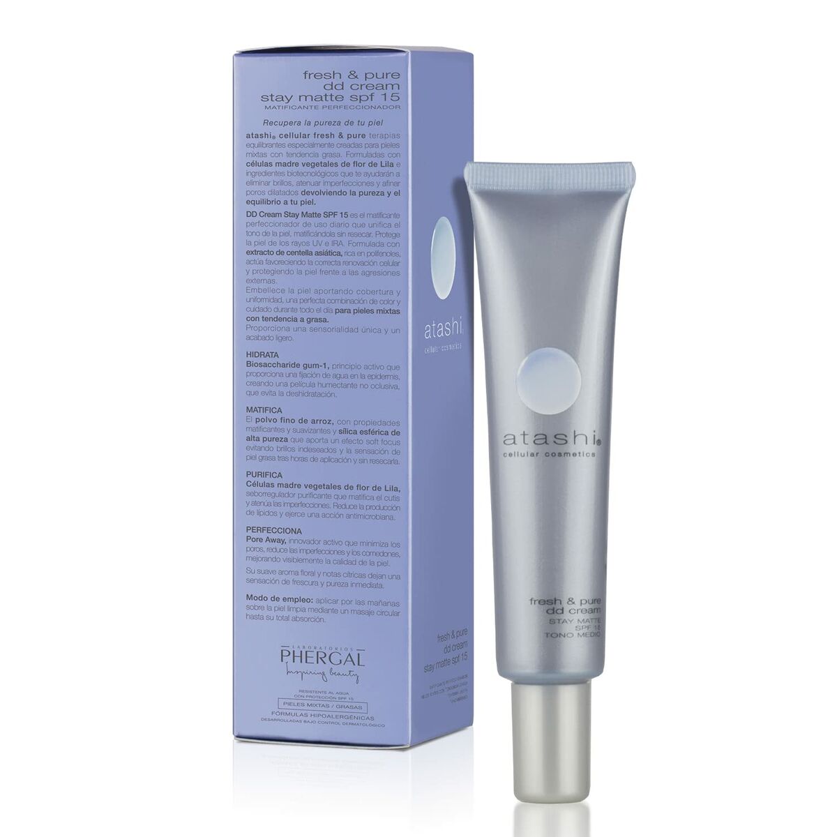 Ansigtscreme Atashi Fresh Pure Dd 40 ml til kvinder hudplejeemballage