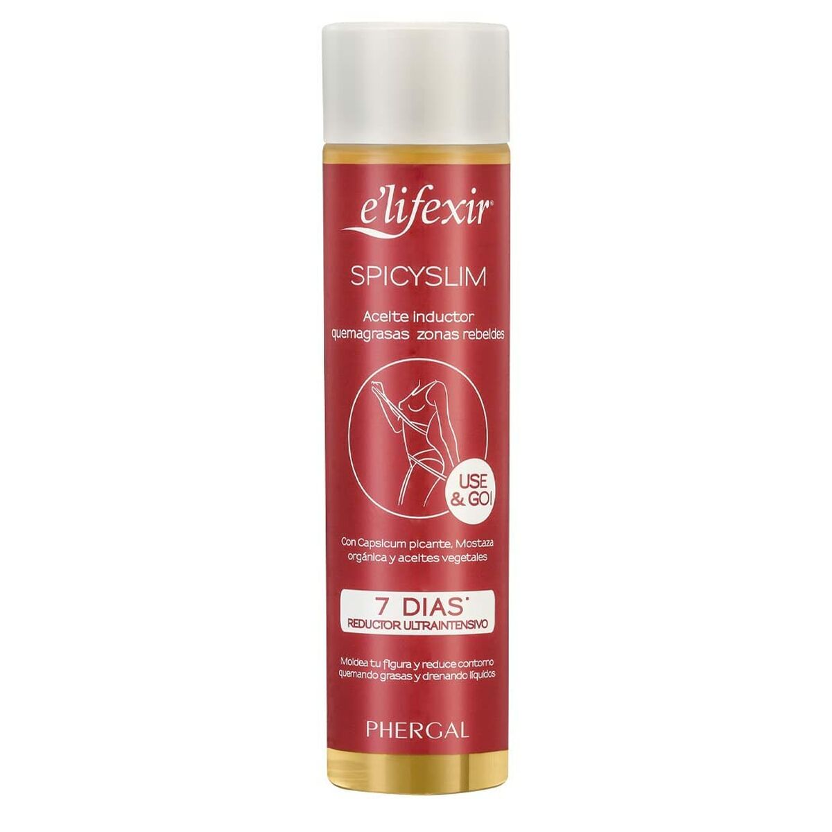 Reductive Body Oil Concentrate Elixir Spicyslim 150 ml produktemballage