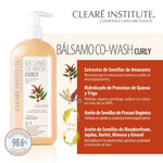 Curl Defining Fluid Clearé Institute Wash Curly 300 ml produktemballage