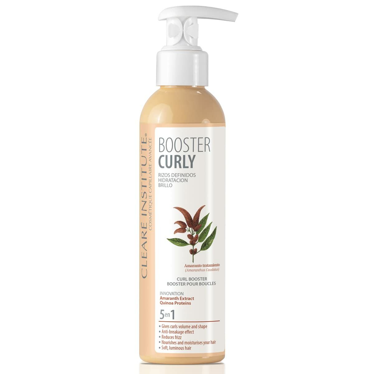 Defined Curls Conditioner Clearé Institute Booster Curly 200 ml balsamflaske