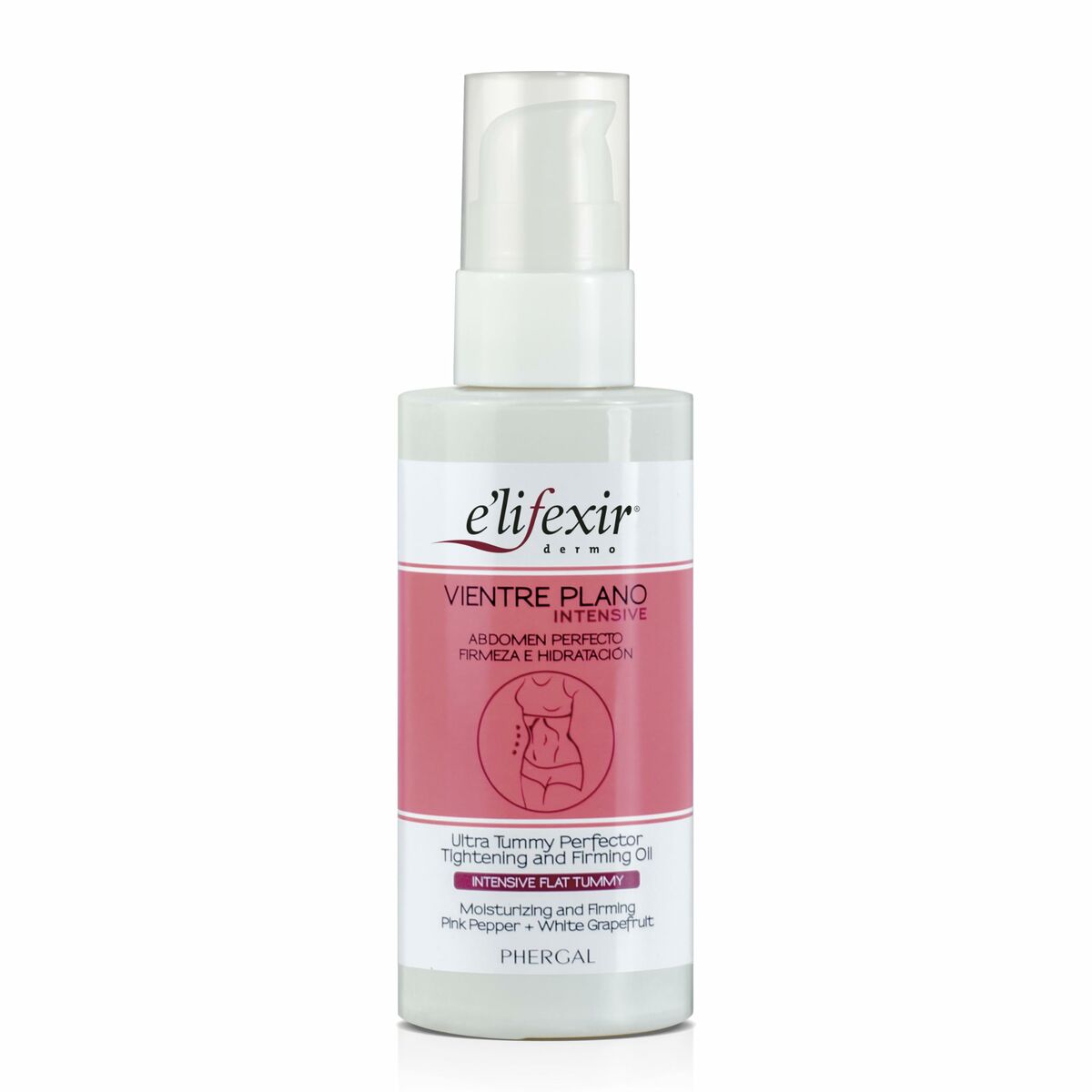 Reshaping Body Oil Elixir DERMO 100 ml Flad maveeffekt produktemballage