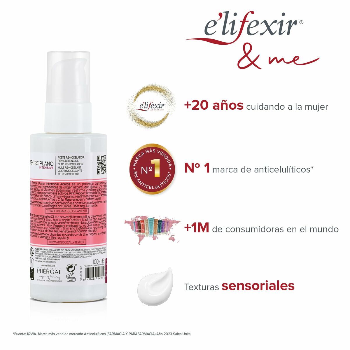 Reshaping Body Oil Elixir DERMO 100 ml Flad maveeffekt produktemballage