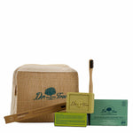 Brusesæt Dr. Tree The traveler's kit Sensitive skin 4 Pieces for Women produktemballage