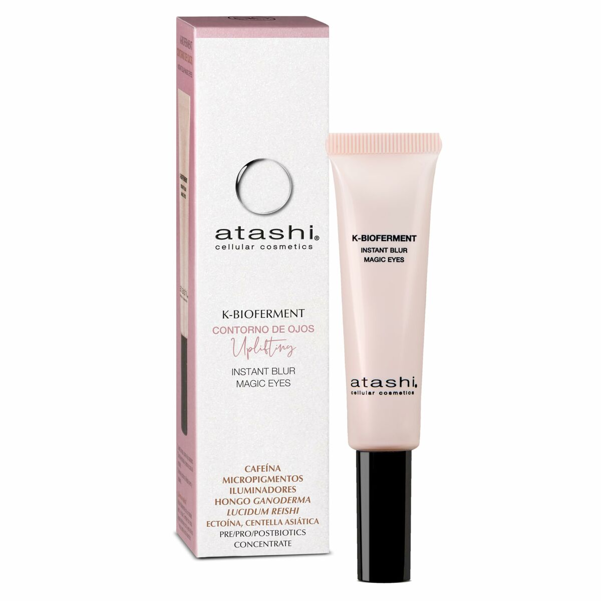 Pleje af øjenområdet Atashi K-BIOFERMENT 15 ml produktemballage