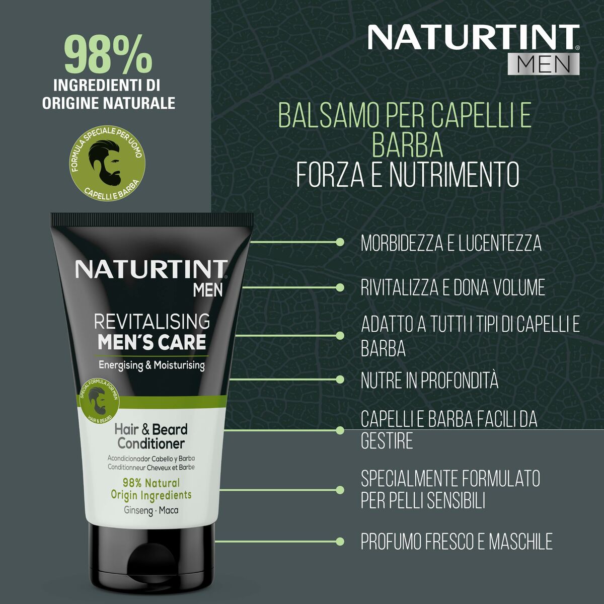 Aftershave Lotion Naturtint MEN hudpleje emballage