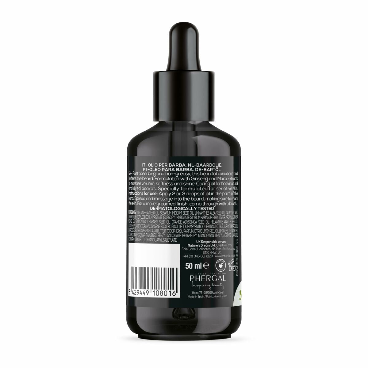 Barbersæt Naturtint MEN produktemballage
