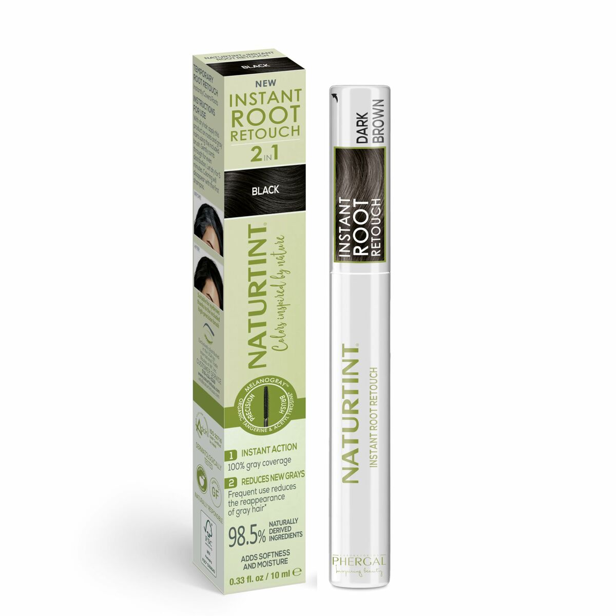 Hårmaske Naturtint COLORACIÓN 10 ml hårmaske emballage