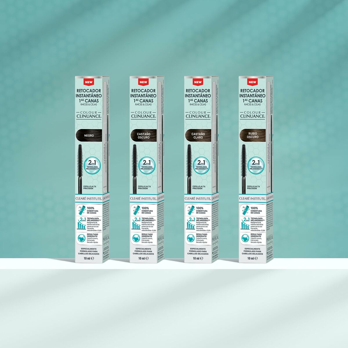 Eyebrow Tint Clearé Institute COLOR CLINUANCE Dark Blonde 10 ml produktemballage