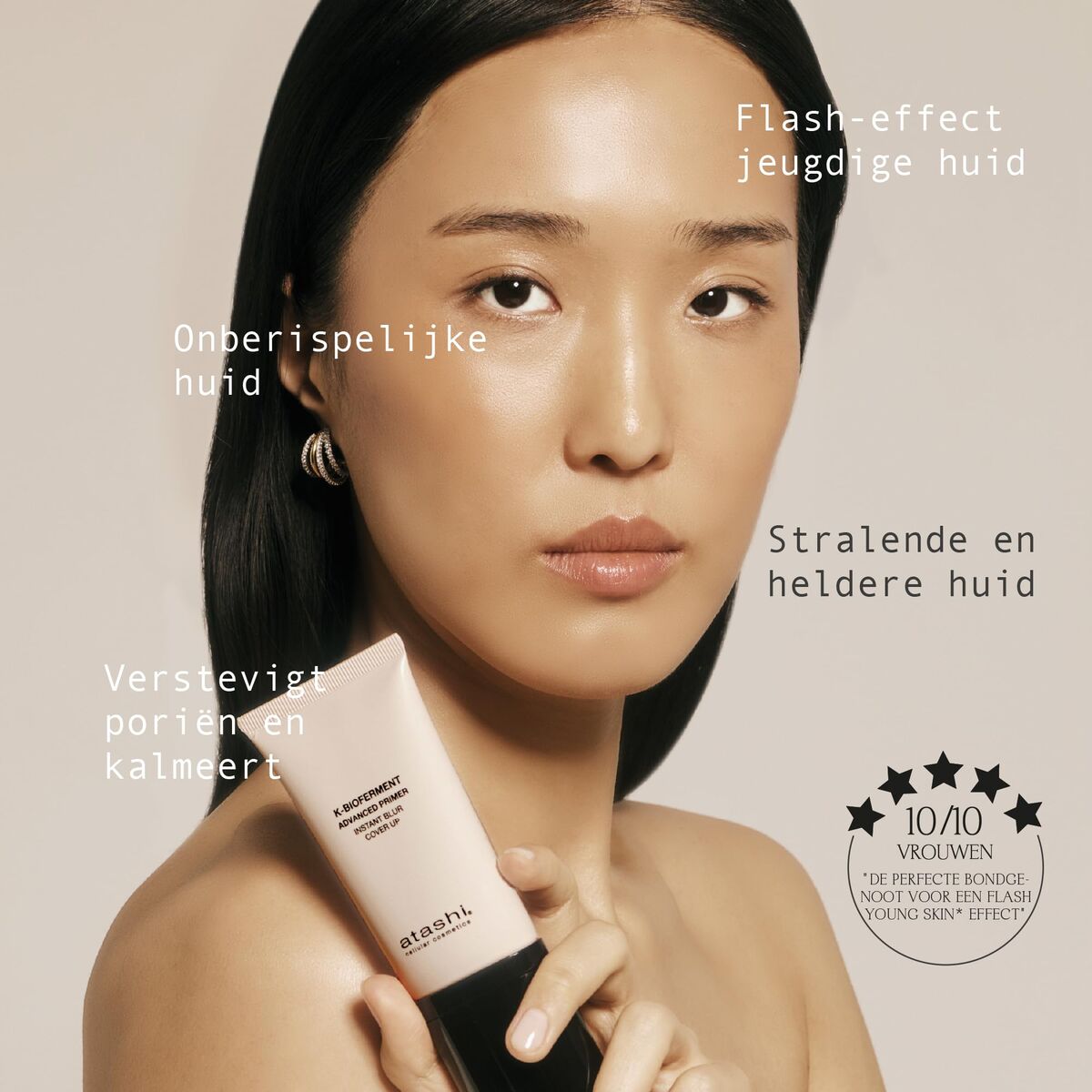 Kosmetiksæt Atashi EFECTO PEARL SKIN 360º 6 stk. produktemballage