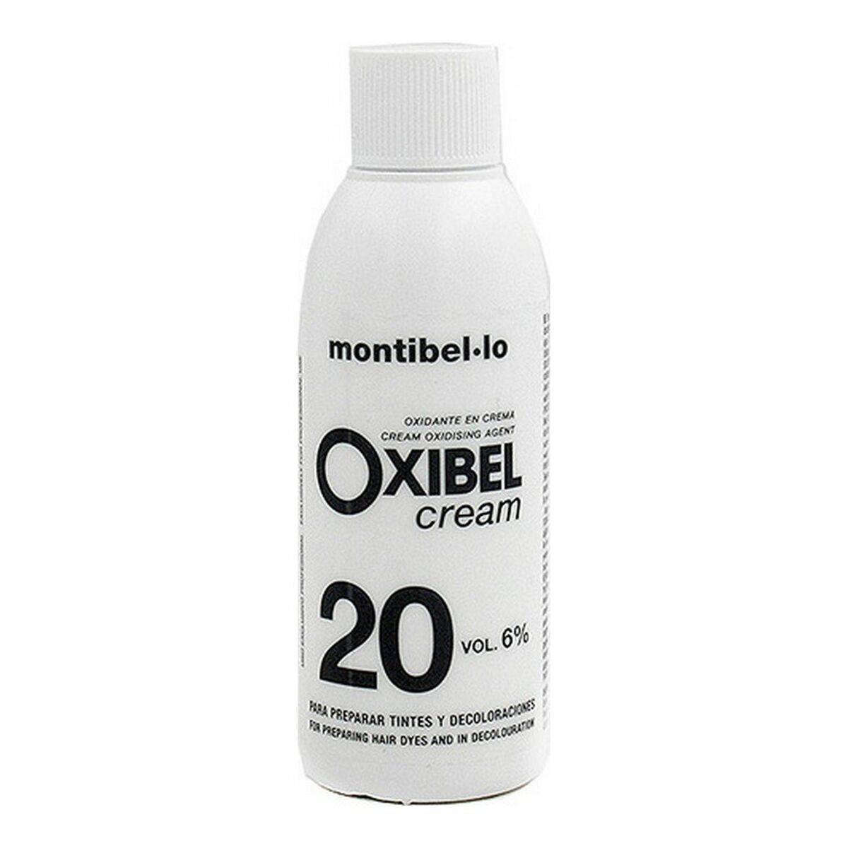 Farveaktivator Oxibel Montibello (60 ml) produktemballage