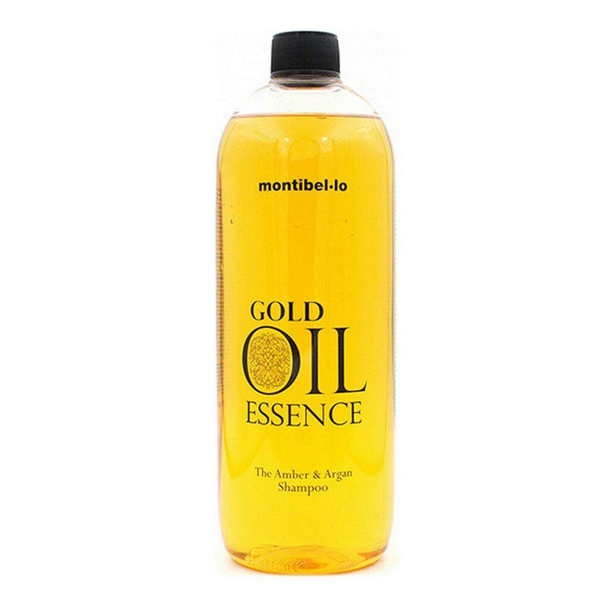 Shampoo og balsam Montibello shampooflaske
