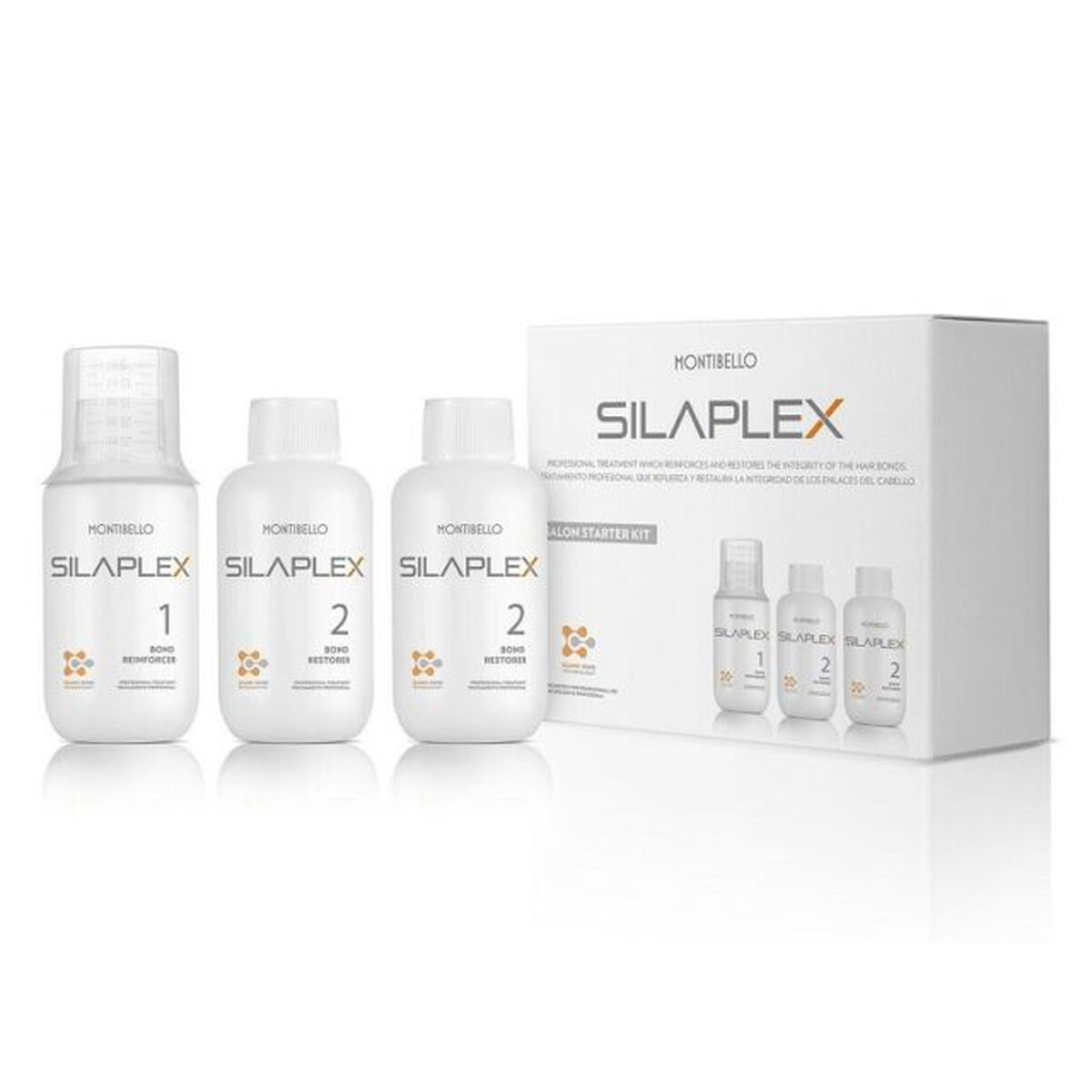 Hårdressingsæt Montibello Silaplex 3 stk. produktemballage