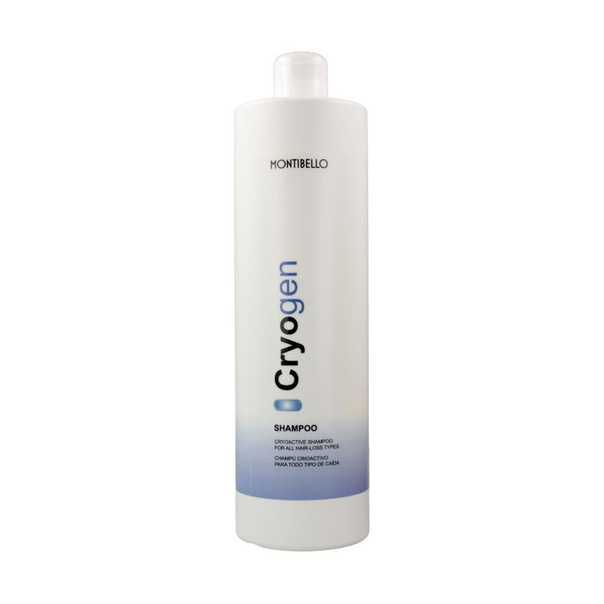 Shampoo Montibello Cryogen til kvinder shampooflaske