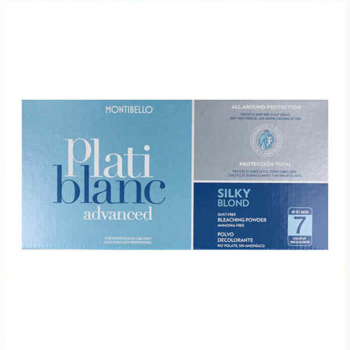 Lightener Platiblanc Advance Silky Blond Montibello Platiblanc Advanced Silky Blond (500 g) produktemballage