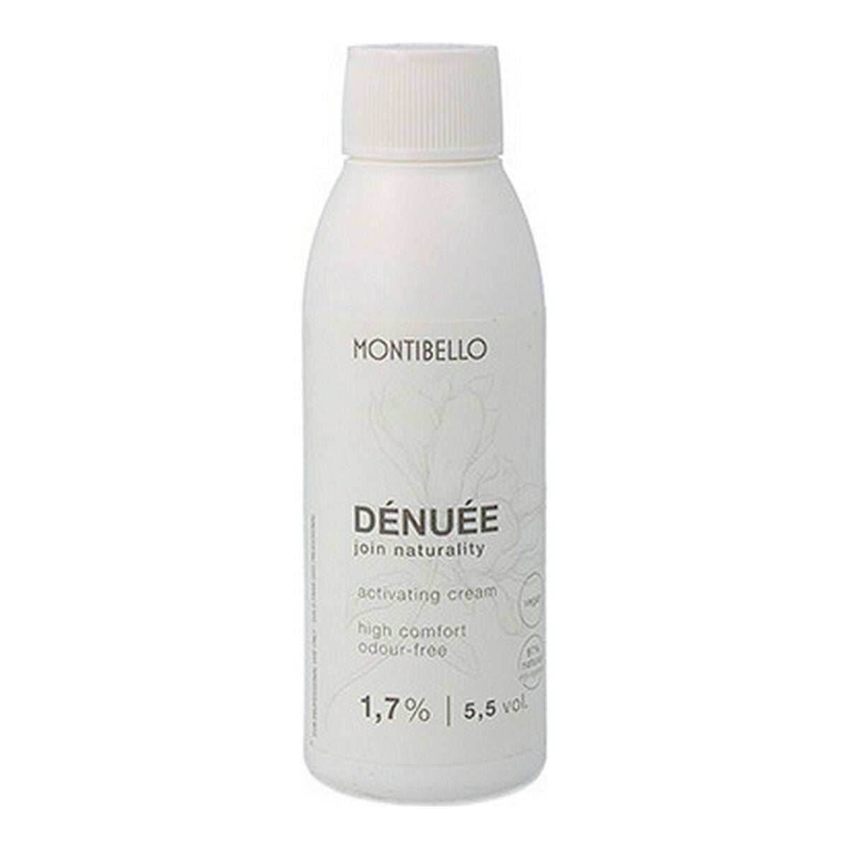 Farveaktivator Montibello Dénuée Crema 5,5 vol (1,7%) produktemballage
