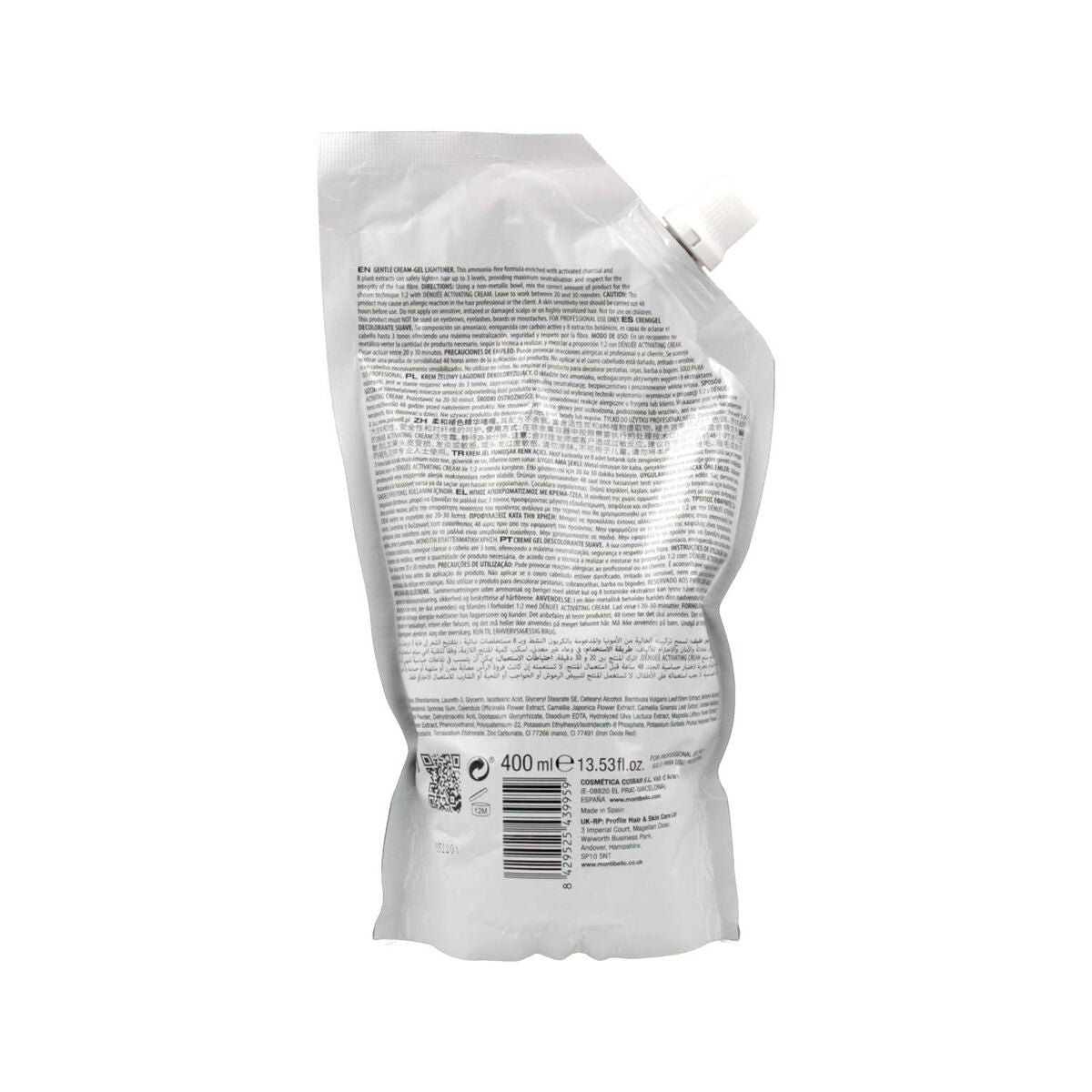 Lightener Montibello Dénuée Blød produktemballage