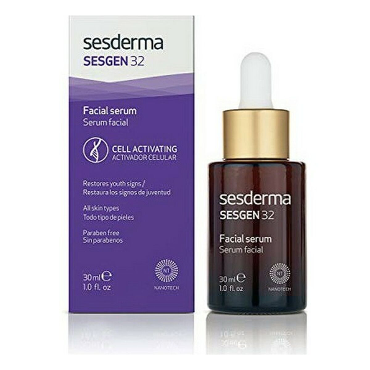 Ansigtsserum Sesderma Sesgen 30 ml til kvinder serumflaske