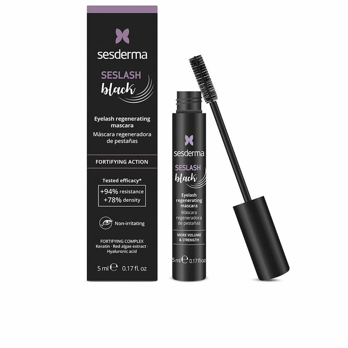 Mascara Sesderma Seslash Sort Sort sort 5 ml makeup emballage