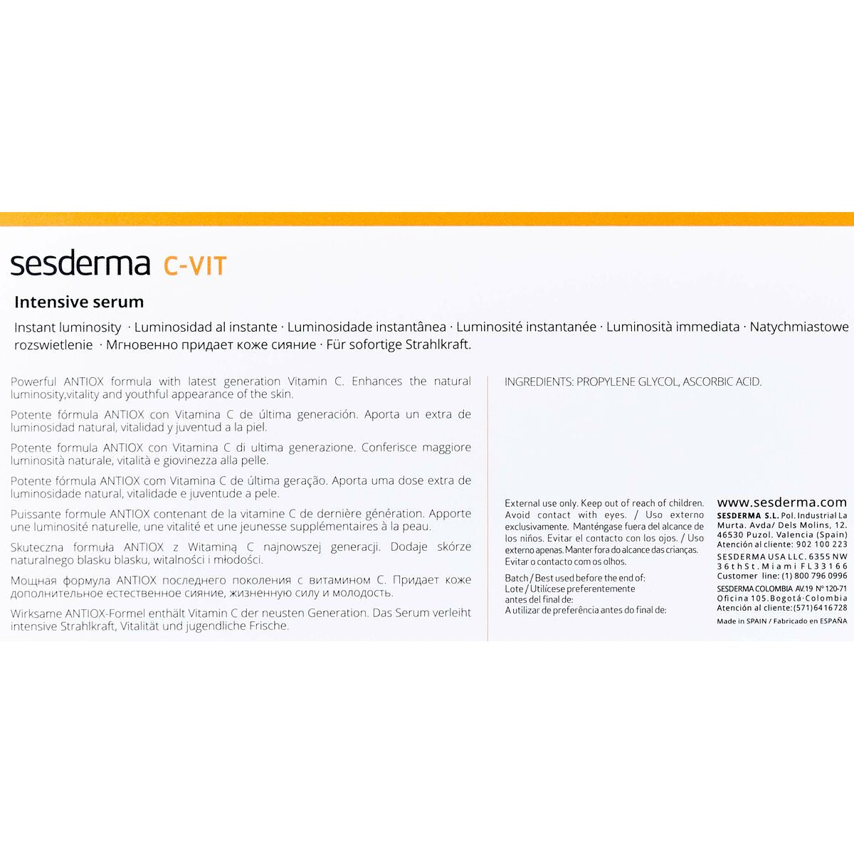 Antioxidant Serum Sesderma 9080- 40 ml til kvinder serumflaske