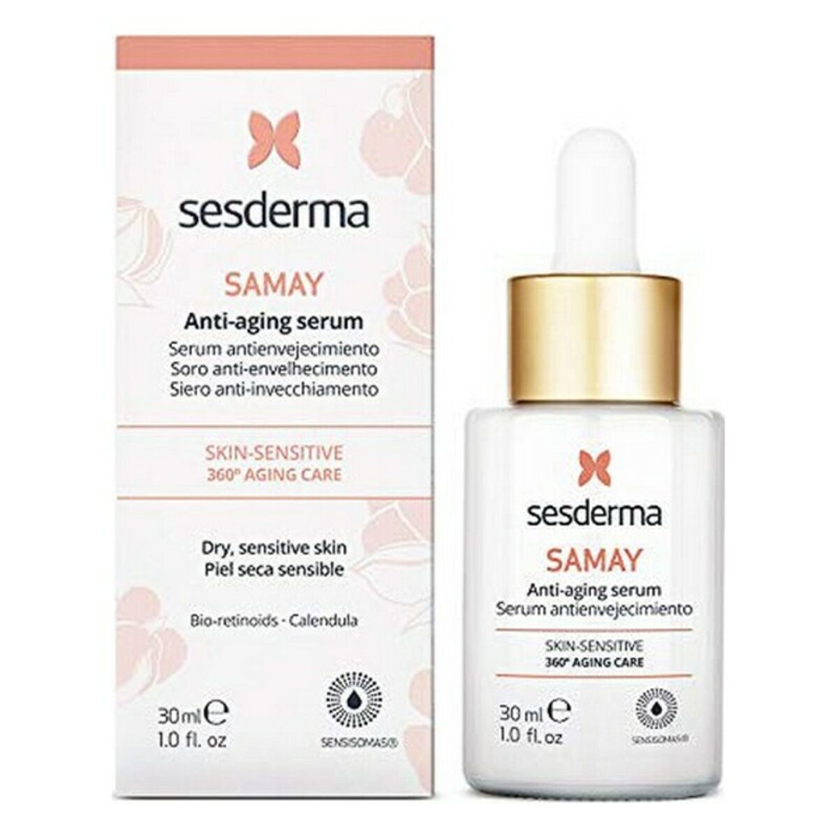 Ansigtsserum Sesderma Samay 30 ml til kvinder serumflaske