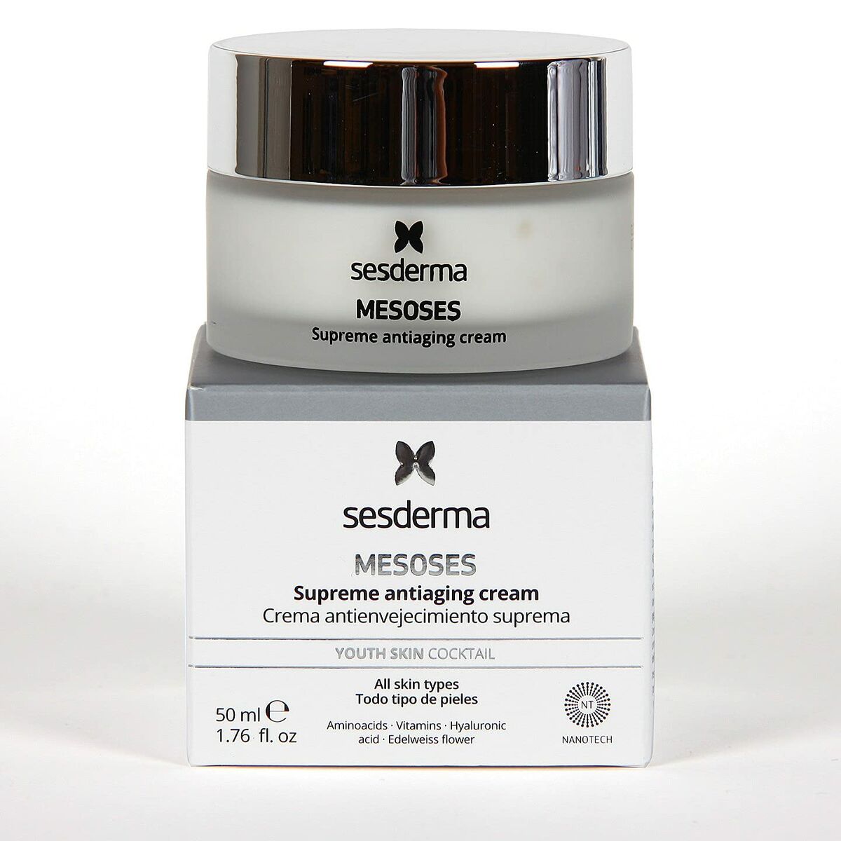Anti-Ageing Cream Sesderma Mesoses 50 ml hudplejeemballage