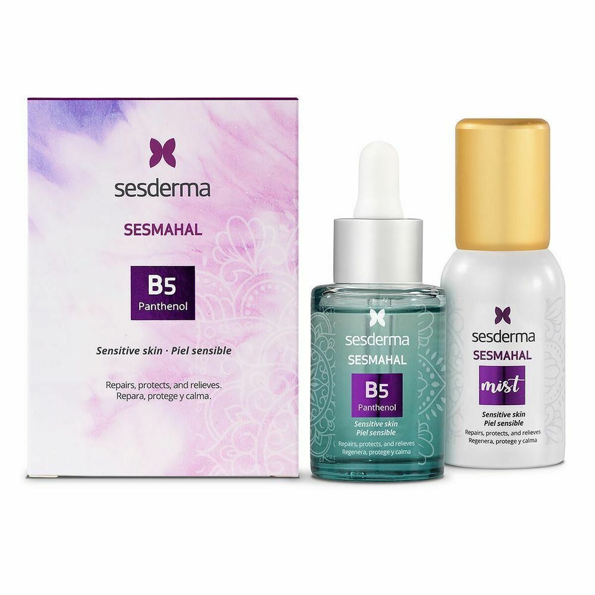 Unisex kosmetiksæt Sesderma Sesmahal 30 ml Vitamin B5 til kvinder produktemballage