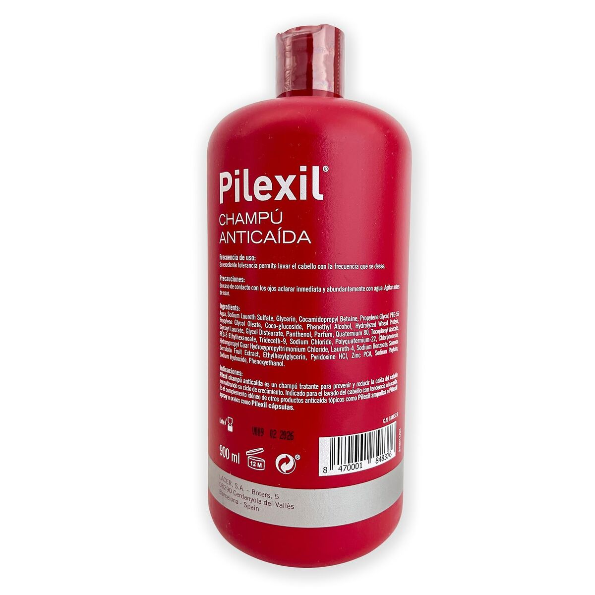 Shampoo Pilexil CHAMPÚ 900 ml shampooflaske