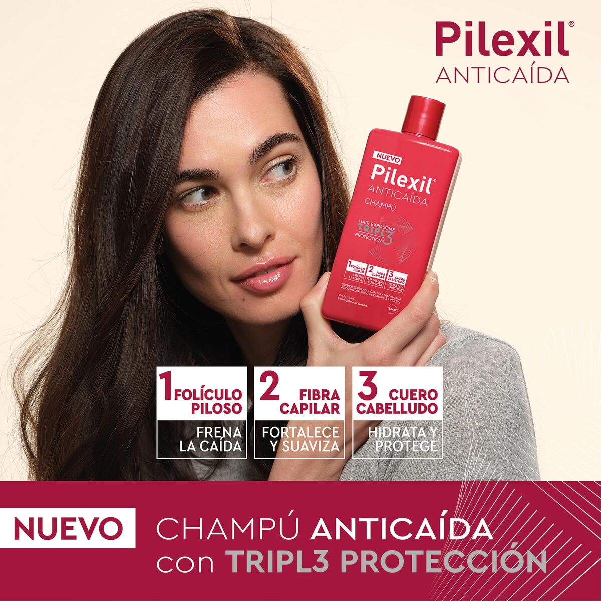 Shampoo Pilexil CHAMPÚ 450 ml shampooflaske