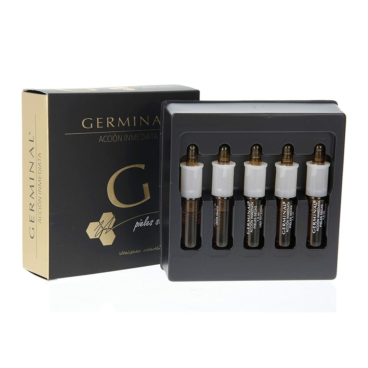 Ampuller Germinal Dry Skin 5 x 1,5 ml 1,5 ml 1,5 ml til kvinder produktemballage