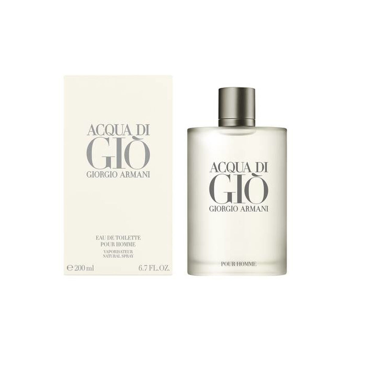 Herreparfume Armani Acqua Di Gio Homme EDT 200 ml til mænd flaske