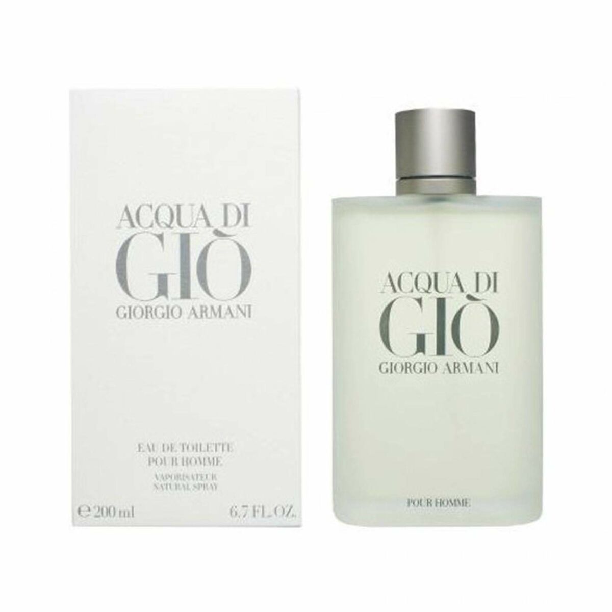 Herreparfume Armani Acqua Di Gio Homme EDT 200 ml til mænd flaske