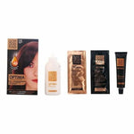 Farve uden ammoniak Llongueras Optima Nº 5.35-Passion Chokolade (1 enhed) produktemballage