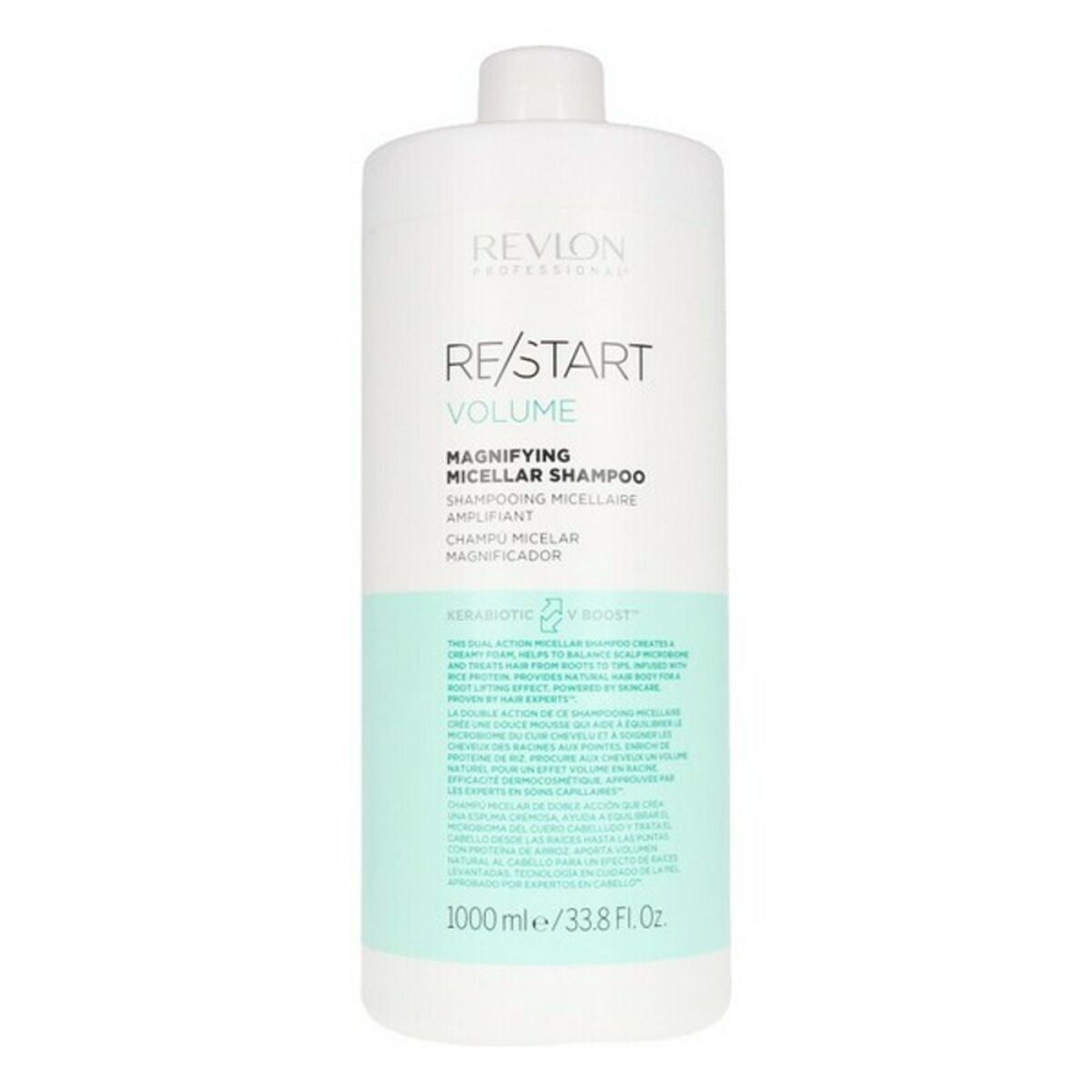 Volumiserende Shampoo Revlon Start 1 L til kvinder shampooflaske