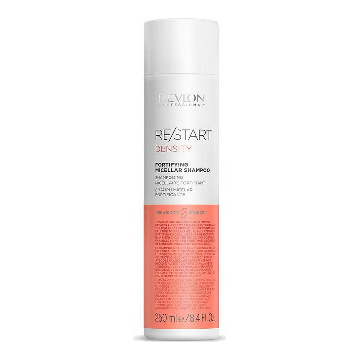 Styrkende Shampoo Revlon Micellar 250 ml til kvinder shampooflaske