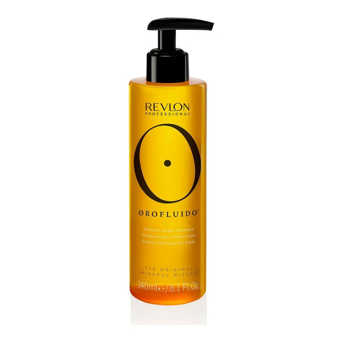Restorative Shampoo Orofluido 240 ml til kvinder shampooflaske