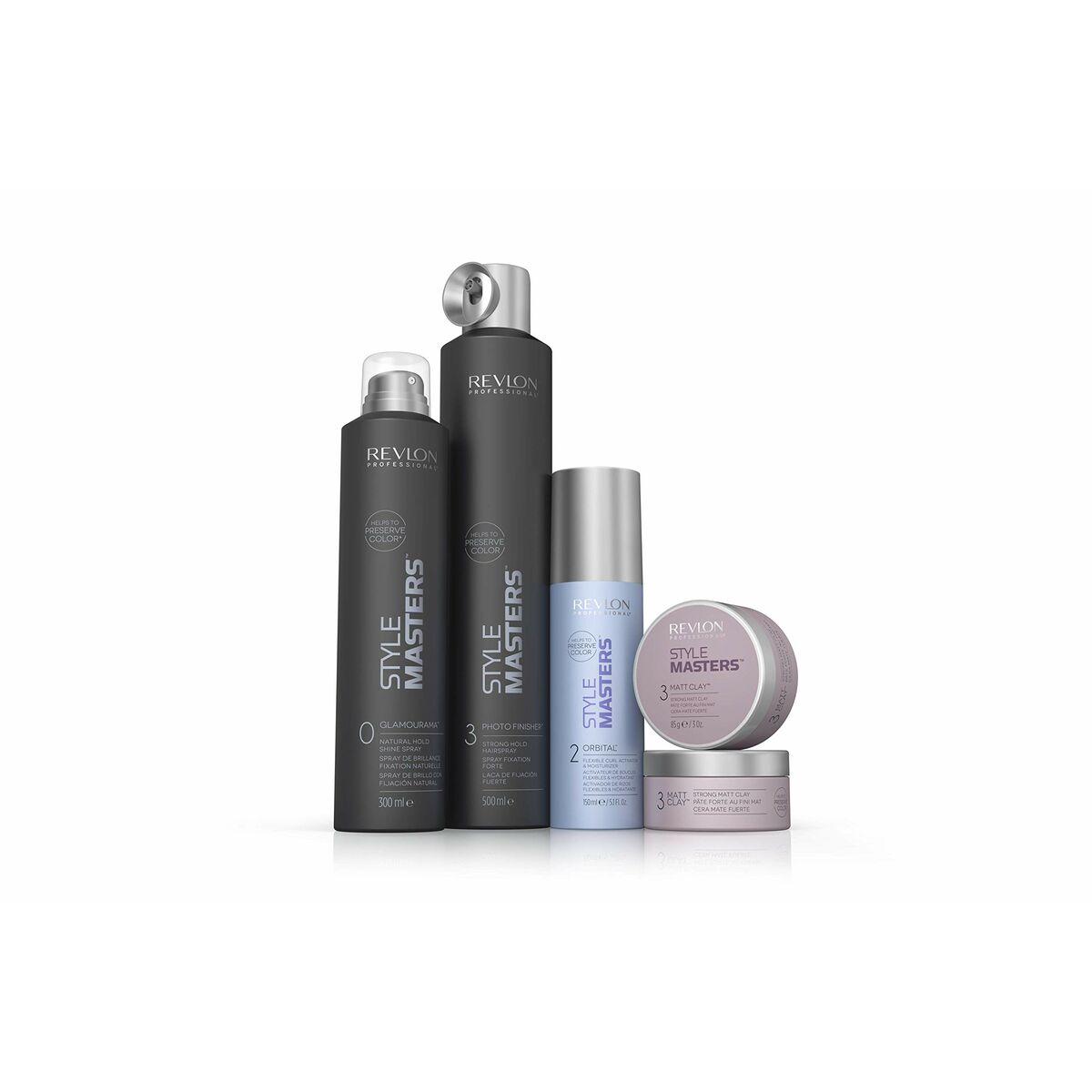 Hårspray Revlon Style Masters 500 ml til kvinder produktemballage